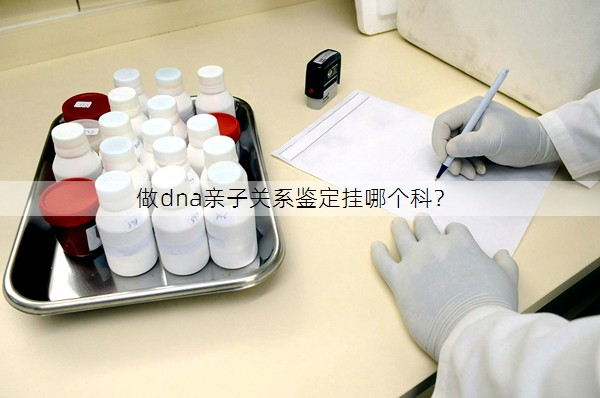 做dna亲子关系鉴定挂哪个科